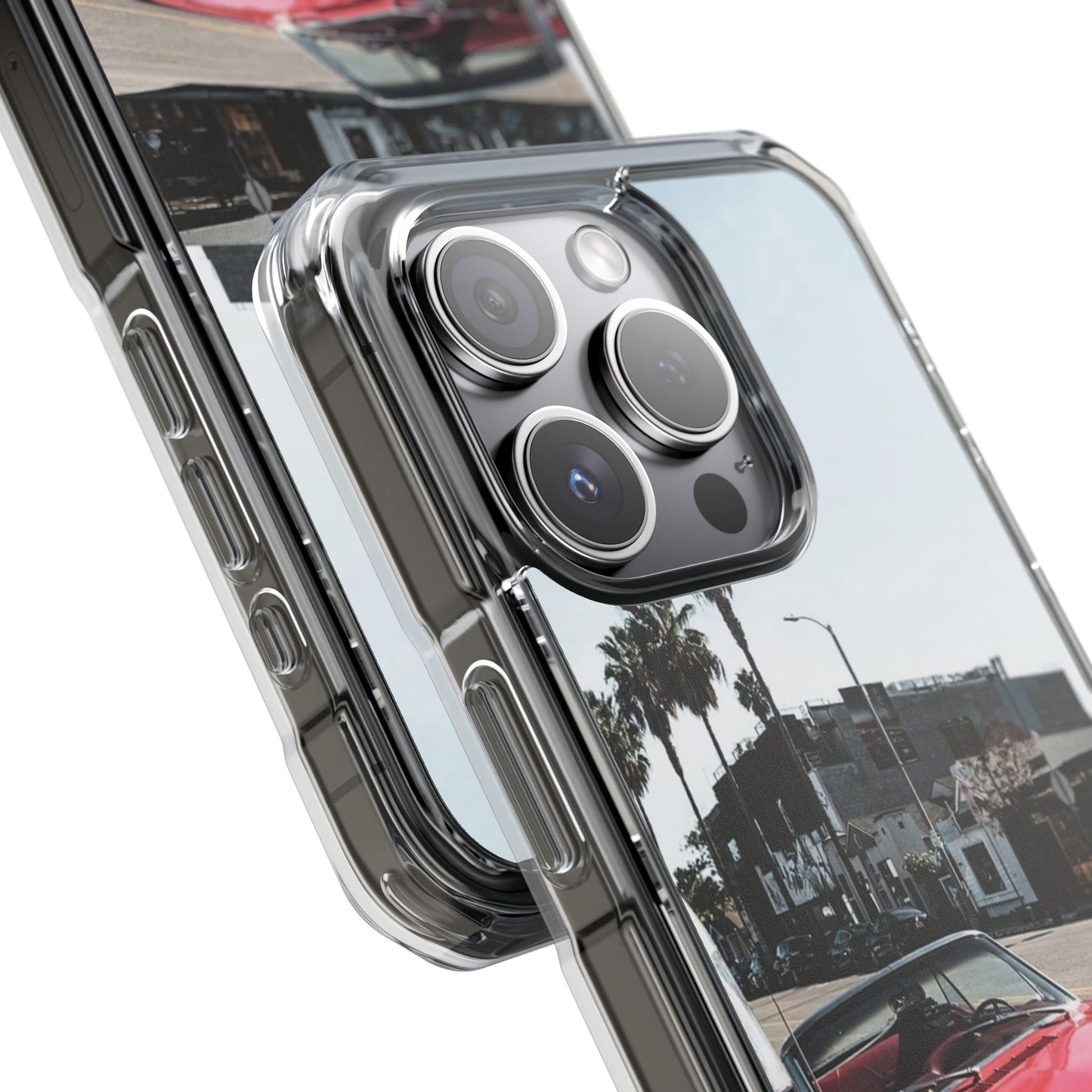 "Los Angeles" Magnetic Clear Impact Cases