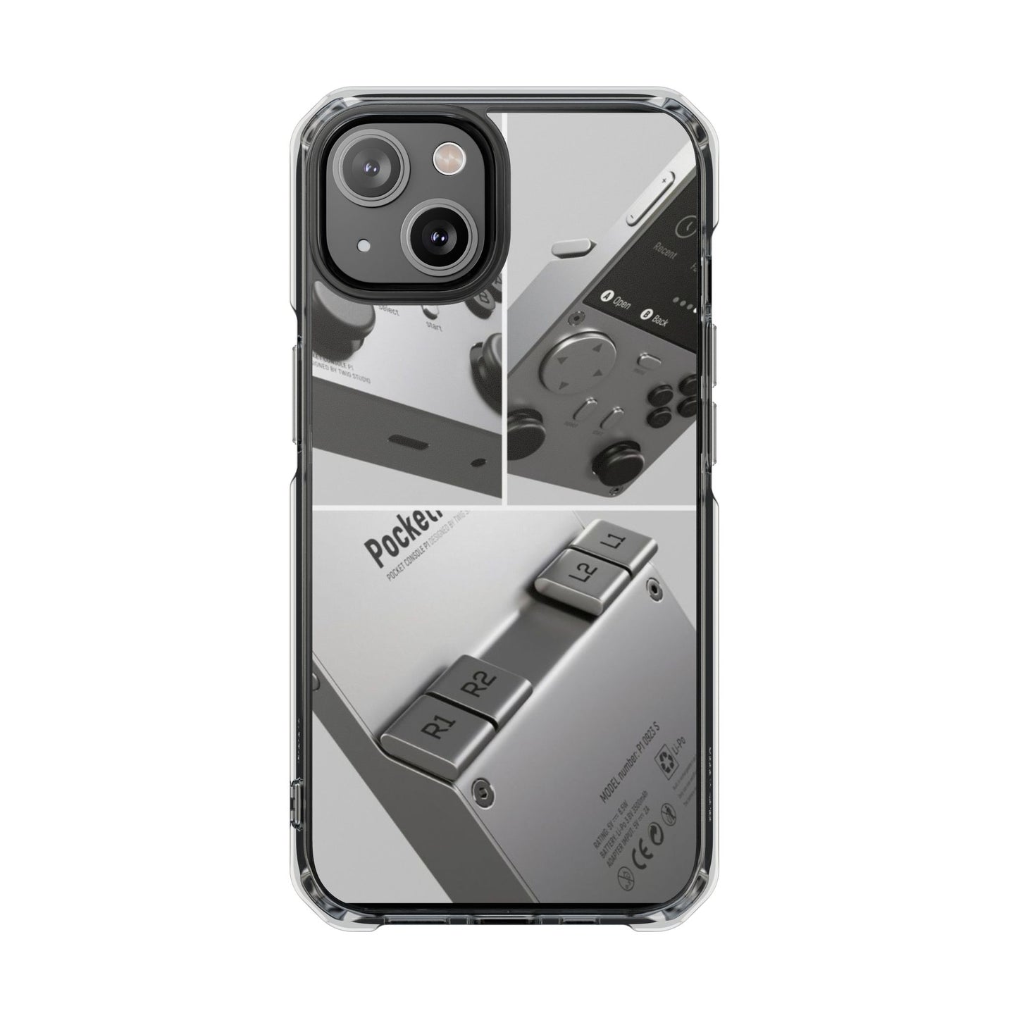 "Pocket Console" Magnetic Clear Impact Cases