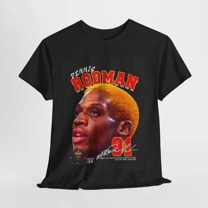 "Dennis RODMAN" Unisex Heavy Cotton Tee