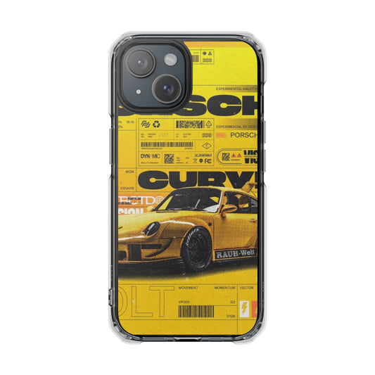 "Porsche" Magnetic Clear Impact Cases