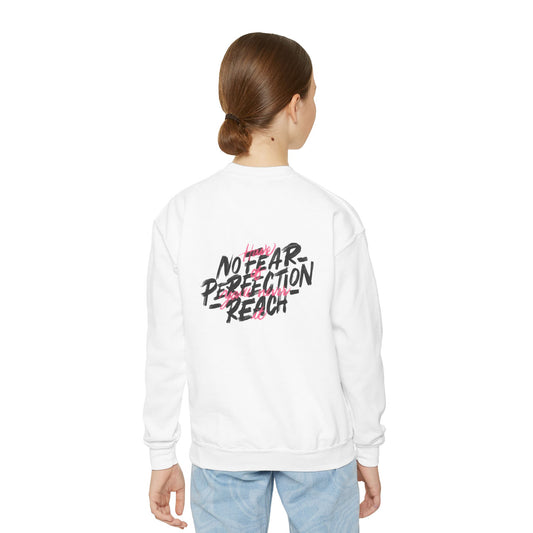 Youth Crewneck Sweatshirt - NO FEAR PERFECTION REACH