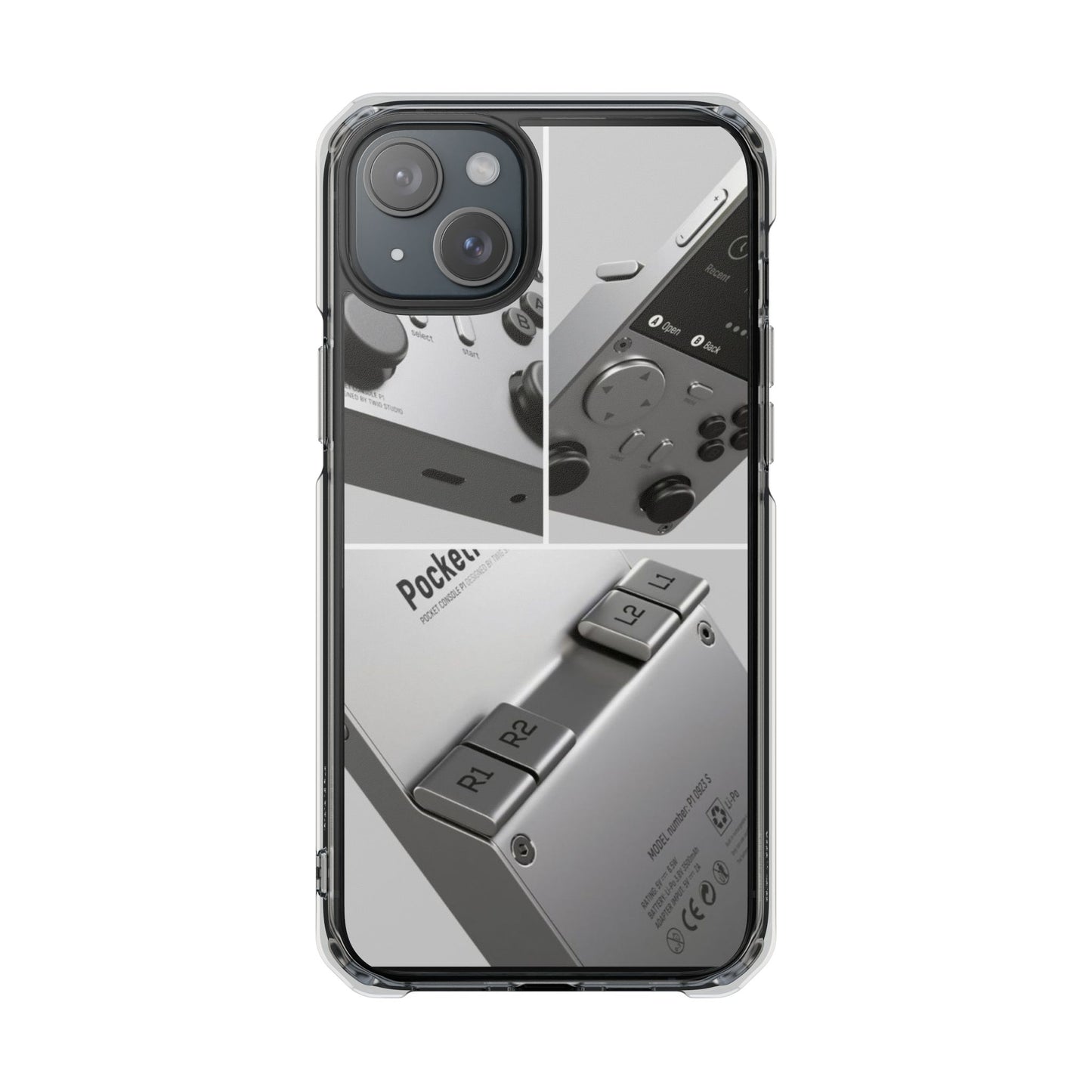 "Pocket Console" Magnetic Clear Impact Cases