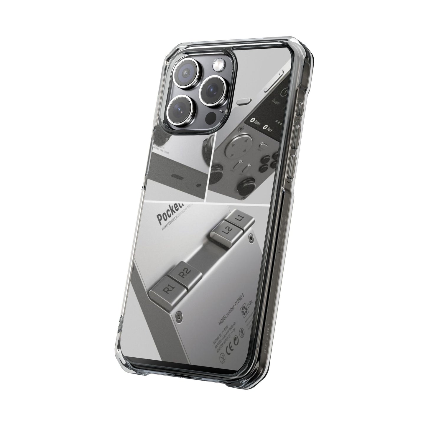 "Pocket Console" Magnetic Clear Impact Cases