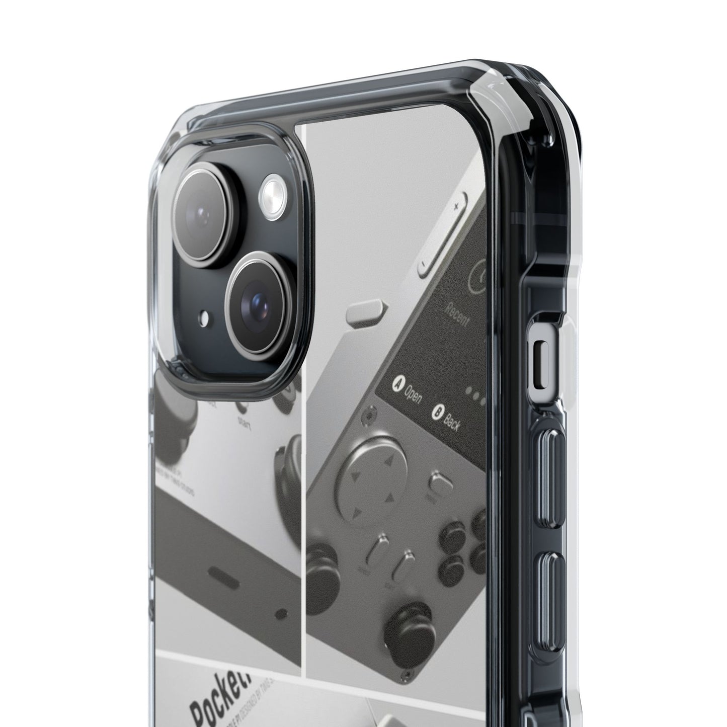 "Pocket Console" Magnetic Clear Impact Cases