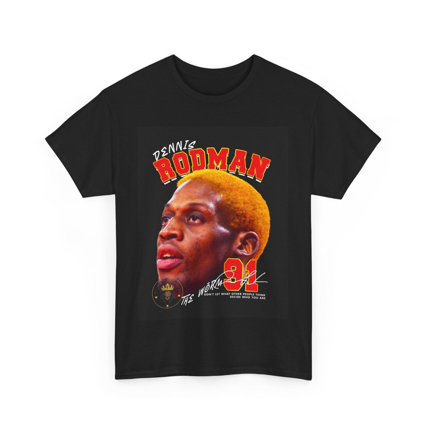 "Dennis RODMAN" Unisex Heavy Cotton Tee